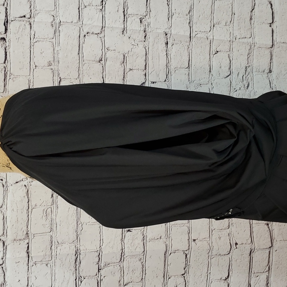 MM Couture by Miss Me Black One-Shoulder Dress Size M - Picture 8 of 11